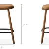Fashion Abel Leather Counter Stool Stools & Bar Stools|Small Dining Room Furniture