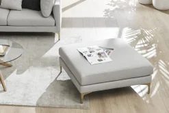 Outlet Adams Chaise Sectional Sofa with Ottoman Living Room Sets|Living Room Sets