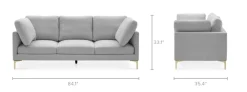 Sale Adams Sofa Small Living Room Furniture|3 Seater Sofas