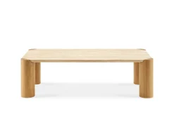 Discount Albie Travertine Rectangular Coffee Table Coffee Tables