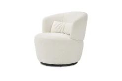 Best Amber Bouclé Swivel Chair, Snow Armchairs And Accent Chairs