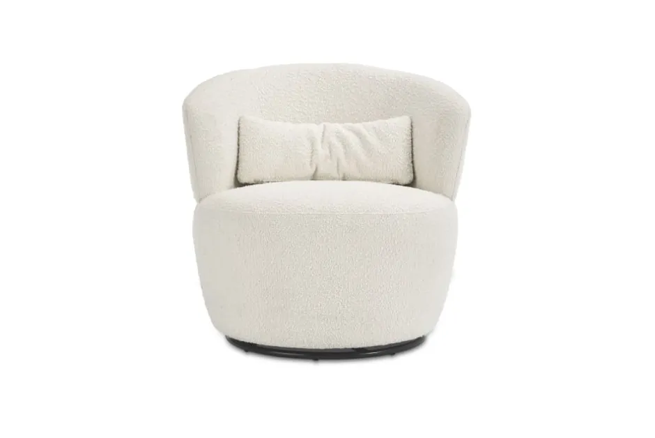 Best Amber Bouclé Swivel Chair, Snow Armchairs And Accent Chairs