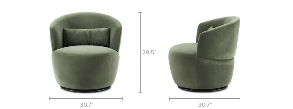 Outlet Amber Swivel Chair Armchairs And Accent Chairs