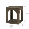 New Arcadia Side Table Small Space Storage|Nightstands & Bedside Tables