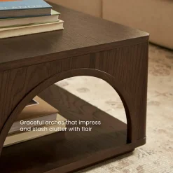 New Arcadia Side Table Small Space Storage|Nightstands & Bedside Tables