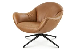 Hot Arden Leather Swivel Armchair Armchairs And Accent Chairs