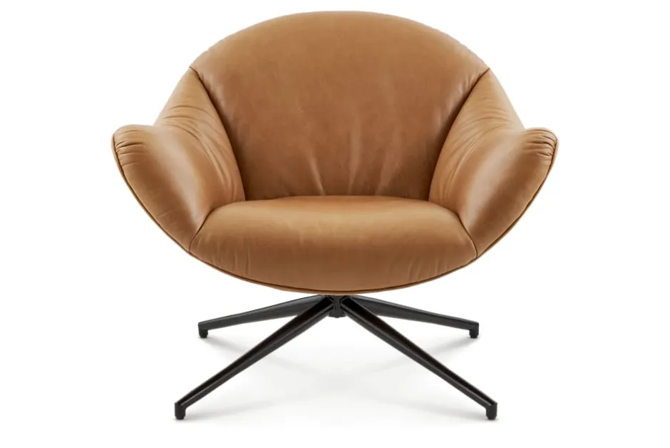 Hot Arden Leather Swivel Armchair Armchairs And Accent Chairs