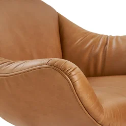 Hot Arden Leather Swivel Armchair Armchairs And Accent Chairs