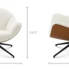 Fashion Arden Performance Fabric Swivel Armchair Armchairs And Accent Chairs