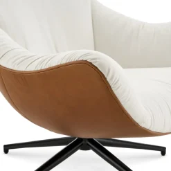 Fashion Arden Performance Fabric Swivel Armchair Armchairs And Accent Chairs
