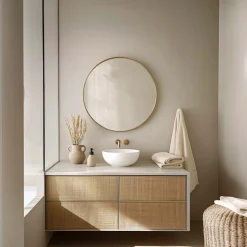 Hot Aria Round Wall Mirror Wall & Floor Mirrors|Small Bedroom Furniture