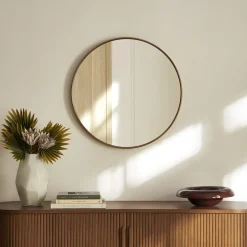 Hot Aria Round Wall Mirror Wall & Floor Mirrors|Small Bedroom Furniture