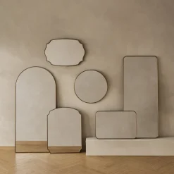 Fashion Aria Rounded Rectangle Floor Mirror Wall & Floor Mirrors