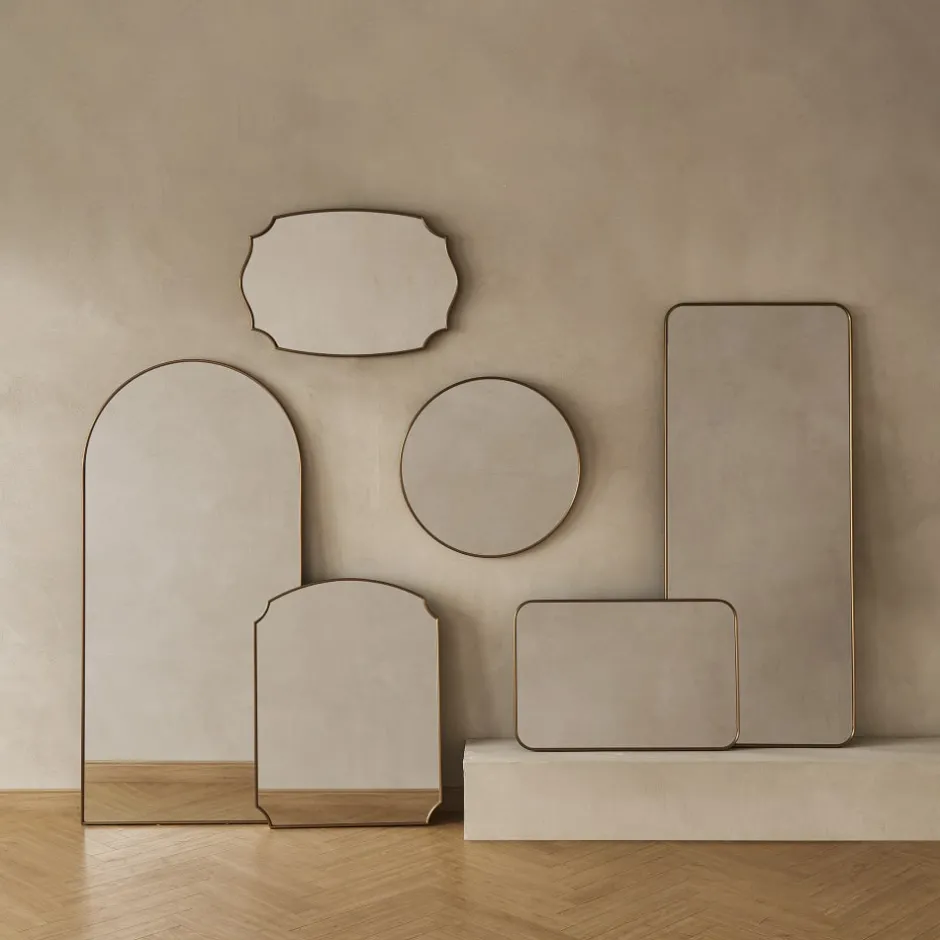 Fashion Aria Rounded Rectangle Floor Mirror Wall & Floor Mirrors