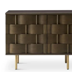 Fashion Ariel Sideboard, Caramel Oak Sideboards & Buffet Cabinets