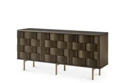 Fashion Ariel Sideboard, Caramel Oak Sideboards & Buffet Cabinets