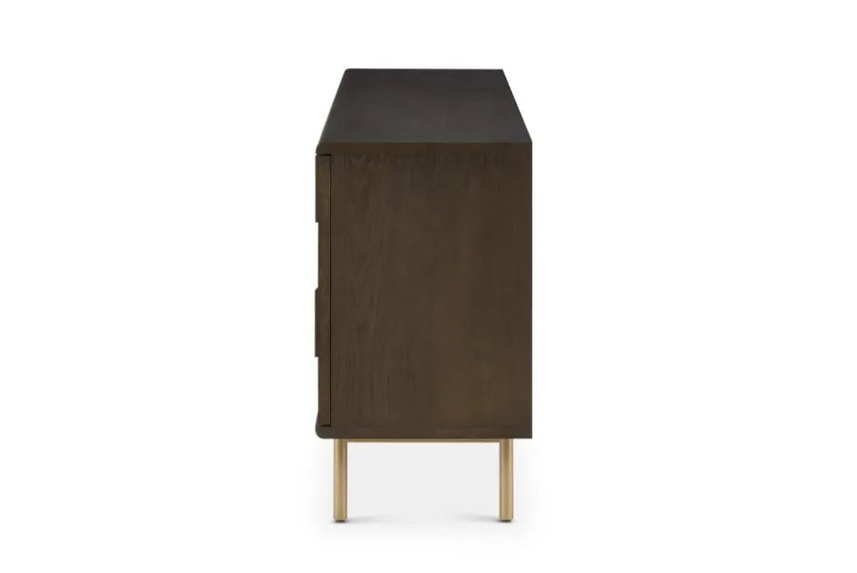 Fashion Ariel Sideboard, Caramel Oak Sideboards & Buffet Cabinets