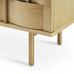 Fashion Ariel Sideboard, Whitewashed Oak Sideboards & Buffet Cabinets