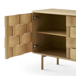 Fashion Ariel Sideboard, Whitewashed Oak Sideboards & Buffet Cabinets