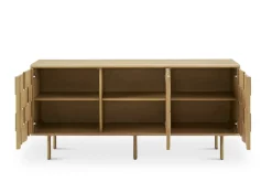 Fashion Ariel Sideboard, Whitewashed Oak Sideboards & Buffet Cabinets