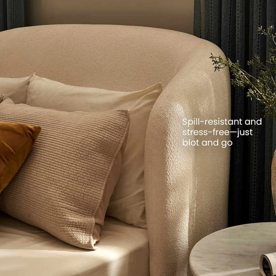 Fashion Auburn Performance Bouclé Storage Bed Beds & Bed Frames