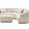 Online Auburn Performance Fabric Sectional Sofa with Ottoman Living Room Sets|Living Room Sets