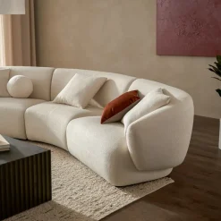 Best Auburn Performance Fabric Right Arm Sofa Armchairs And Accent Chairs|Modular Sofas