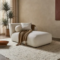 Discount Auburn Performance Fabric Right Arm Chaise Modular Sofas|Loveseats