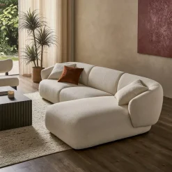 Discount Auburn Performance Fabric Right Arm Chaise Modular Sofas|Loveseats