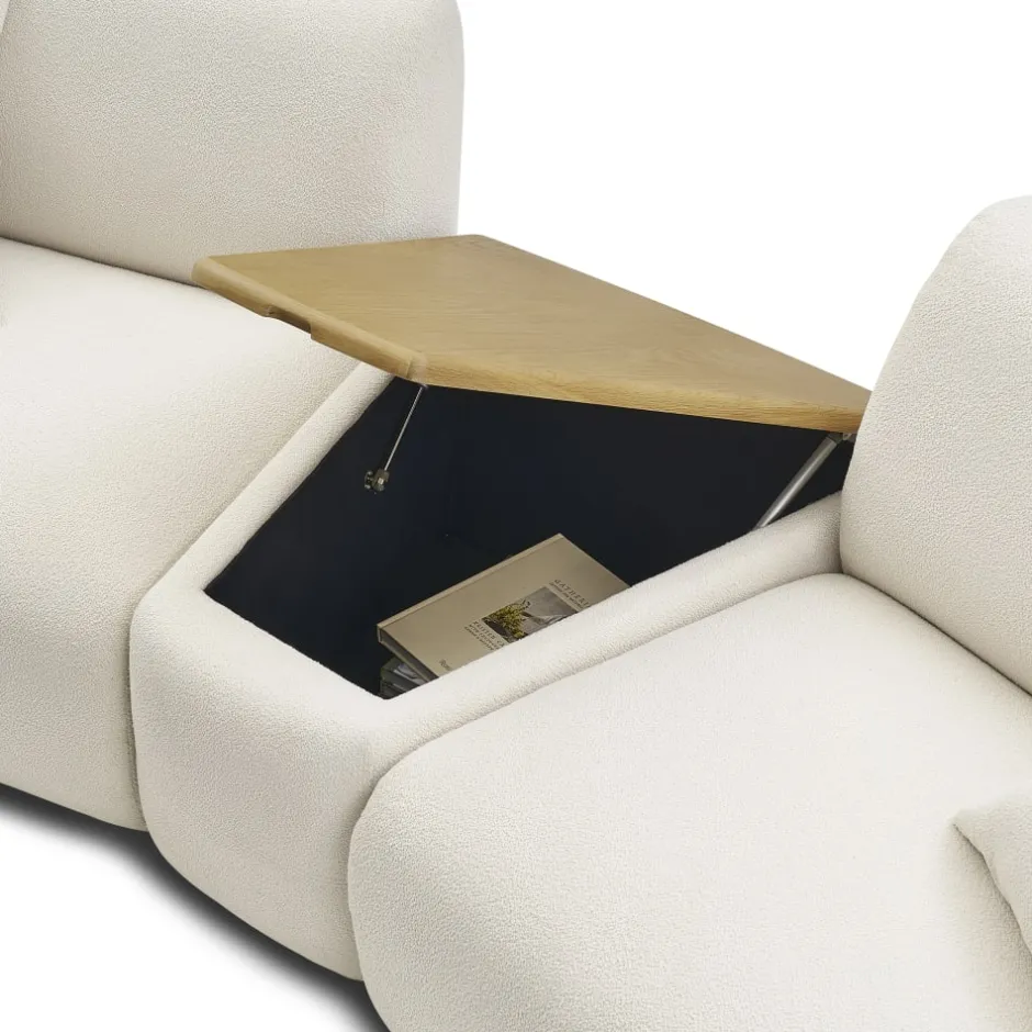 New Auburn Wedge Storage Console Side Tables|Modular Sofas