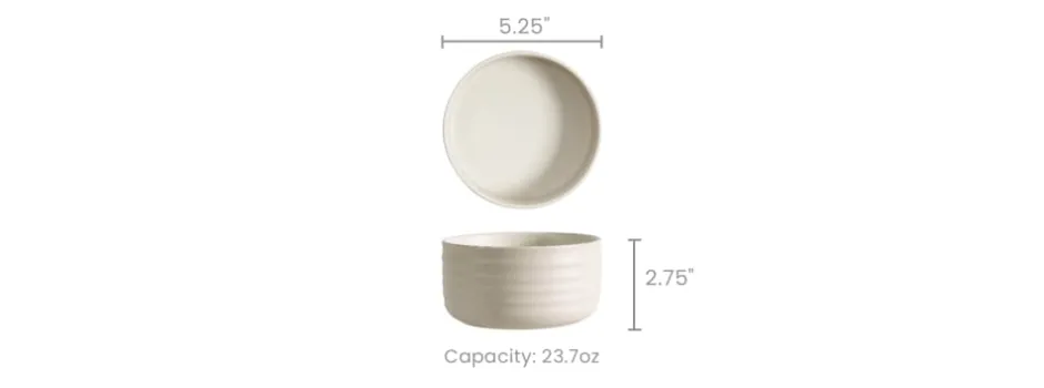 Sale Audrey Cereal Bowls, Set of 4 Tableware|Small Dining Room Furniture