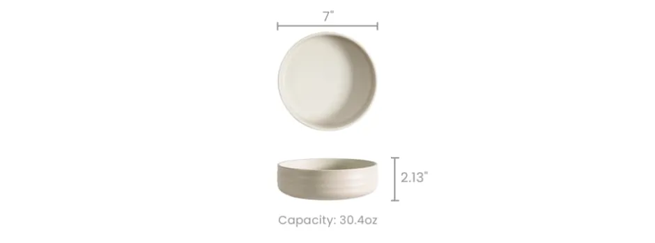 Discount Audrey Serving Bowls, Set of 4 Tableware|Small Dining Room Furniture