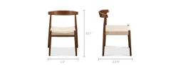 Sale Austen Chair, Walnut Stain Dining Chairs