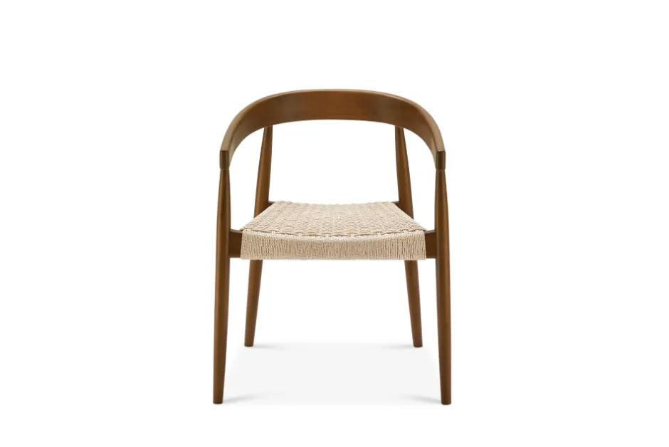 Discount Austen Dining Arm Chair, Walnut Stain Dining Chairs