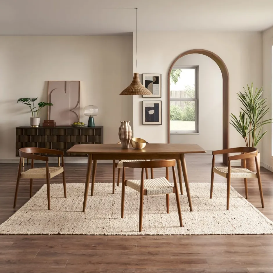 Discount Austen Dining Arm Chair, Walnut Stain Dining Chairs