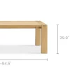 Outlet Bradley Extendable Dining Table, 74.8" - 94.5" Dining Tables