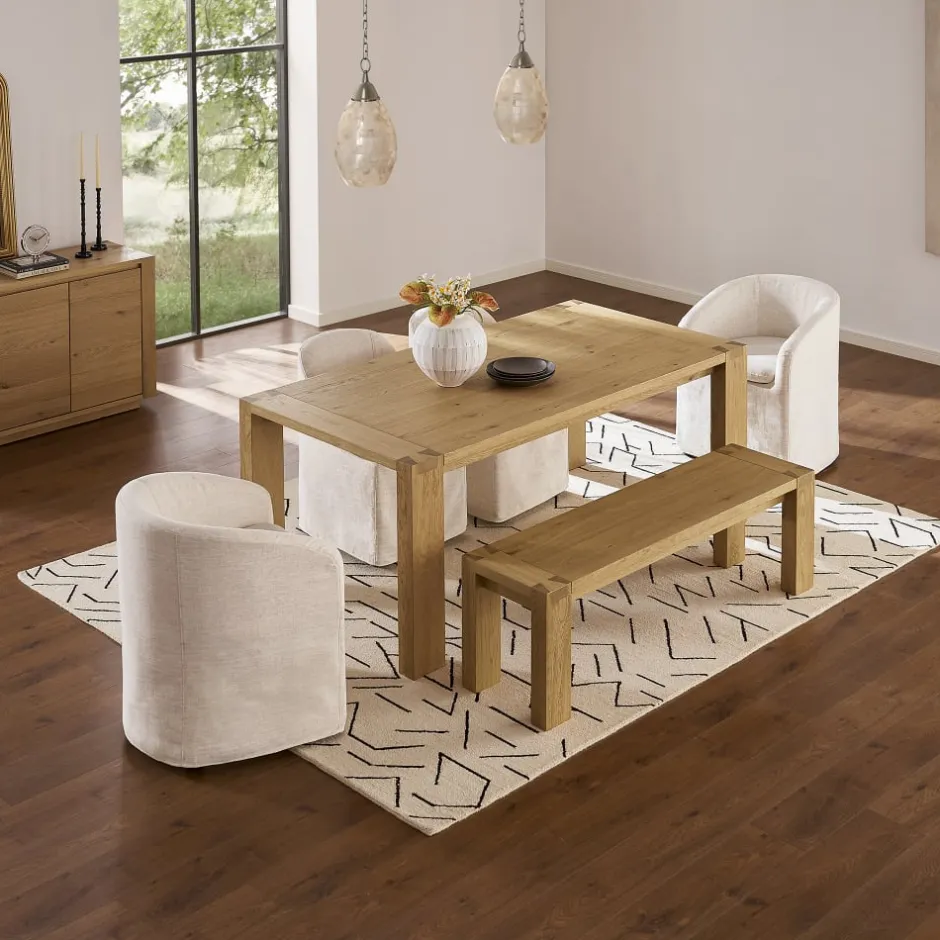 Outlet Bradley Extendable Dining Table, 74.8" - 94.5" Dining Tables