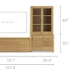 Clearance Bradley Media Console System Shelves & Bookcases|Tv Stands