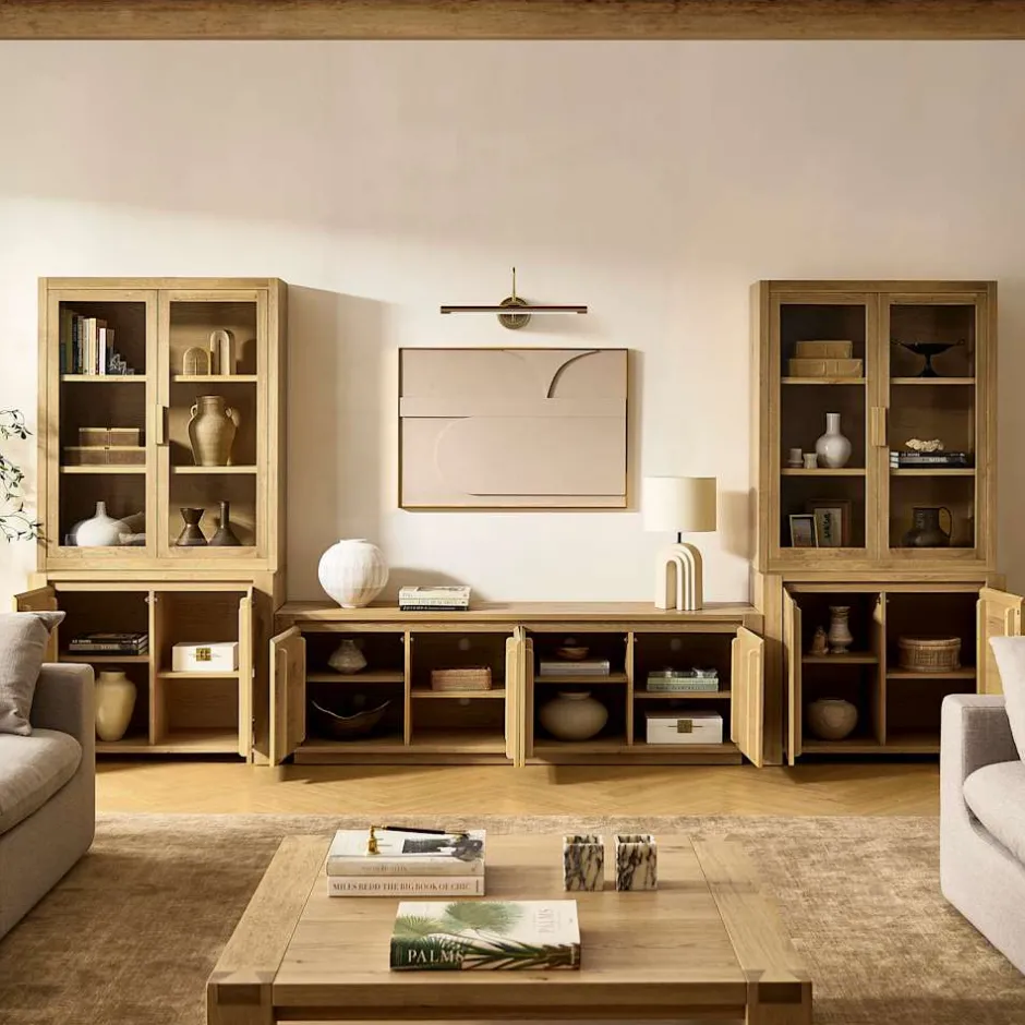 Clearance Bradley Media Console System Shelves & Bookcases|Tv Stands