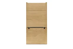 Discount Bradley Small Sideboard with Glass Cabinet Small Space Storage|Shelves & Bookcases