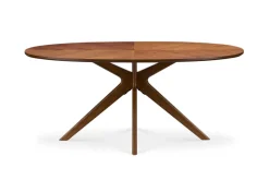 Fashion Brighton Oval Dining Table with 4 Carrie Chairs Dining Room Furniture Sets|Dining Room Sets
