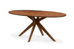 Fashion Brighton Oval Dining Table with 4 Carrie Chairs Dining Room Furniture Sets|Dining Room Sets