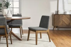 Fashion Brighton Oval Dining Table with 4 Carrie Chairs Dining Room Furniture Sets|Dining Room Sets