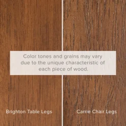 Fashion Brighton Oval Dining Table with 4 Carrie Chairs Dining Room Furniture Sets|Dining Room Sets