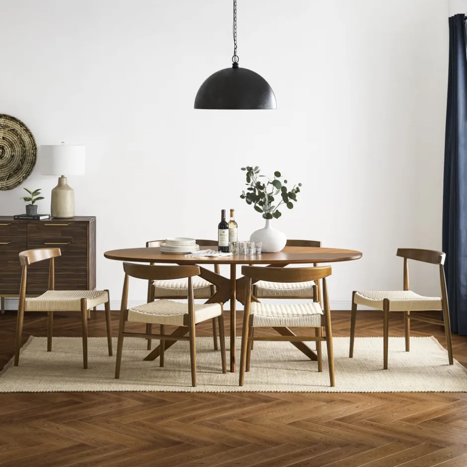 Discount Brighton Oval Dining Table with Austen Chair Set Dining Room Furniture Sets|Dining Room Sets