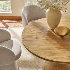 Discount Brooke Round Dining Table Small Dining Room Furniture|Dining Tables
