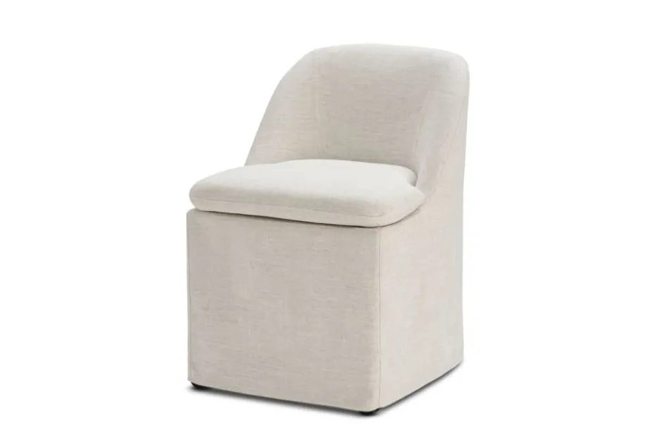 Best Callie Slipcovered Dining Chair Dining Chairs