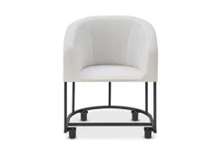 New Callie Slipcovered Dining Arm Chair Dining Chairs