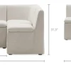 Sale Callie Slipcovered L-Shape Storage Banquette Benches