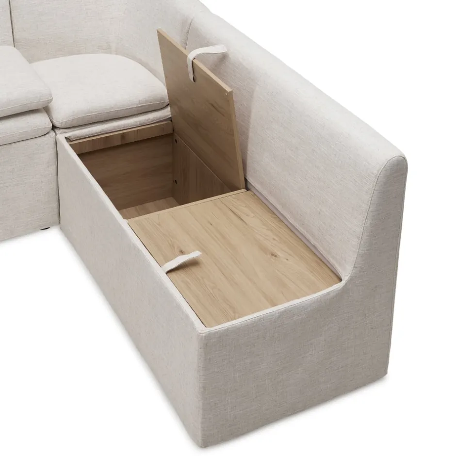 Discount Callie Storage Banquette Bench Benches|Small Dining Room Furniture